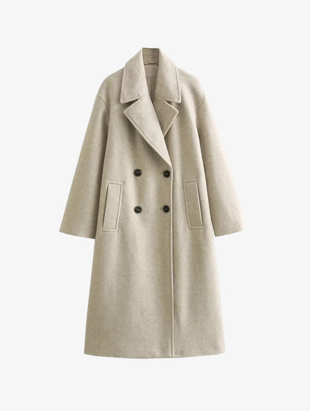 Casaco de Lã Batida - Sobretudo [PRONTA ENTREGA]